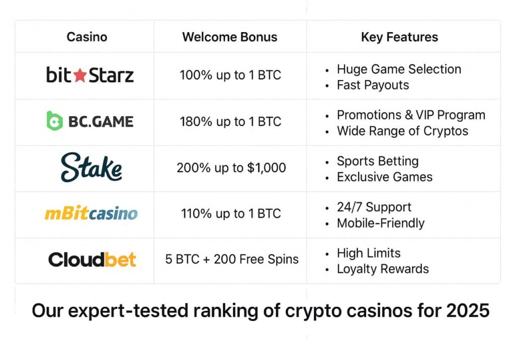 crypto casinos